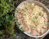 Foto del paso 5 de la receta: Patatas dauphinoise con salchichas y tomillo