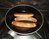Foto del paso 1 de la receta: Salchichas con espinacas frescas