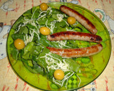 Foto del paso 3 de la receta: Salchichas con espinacas frescas