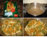 Foto del paso 1 de la receta: Espirales tricolor mar y montaña