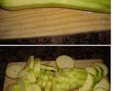 Foto del paso 1 de la receta: Aperitivo de calabacín con langostinos