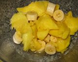 Foto del paso 1 de la receta: Mus de mango y plátano