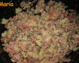 Foto del paso 3 de la receta: Patatas rellenas con jamón y champiñones