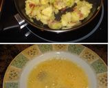 Foto del paso 3 de la receta: Tortilla de calabacín, manzana y jamón ibérico