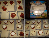 Foto del paso 2 de la receta: Lazos de hojaldre con queso de cabra y chorizo