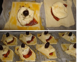 Foto del paso 3 de la receta: Lazos de hojaldre con queso de cabra y chorizo