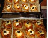 Foto del paso 5 de la receta: Lazos de hojaldre con queso de cabra y chorizo