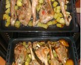 Foto del paso 3 de la receta: Cabrito al horno con patatas y peras al vino