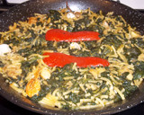 Foto del paso 9 de la receta: Timbal de fideuá con bacalao y espinacas