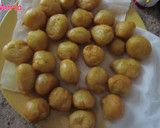 Foto del paso 5 de la receta: Buñuelitos con crema de canela y vainilla y mermelada de frambuesa