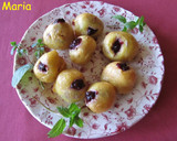 Foto del paso 6 de la receta: Buñuelitos con crema de canela y vainilla y mermelada de frambuesa