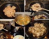 Foto del paso 3 de la receta: Pasta con pollo al curry y langostinos
