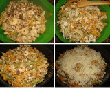 Foto del paso 5 de la receta: Pasta con pollo al curry y langostinos