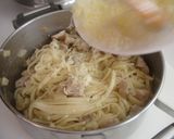 Foto del paso 5 de la receta: Tallarines con magro, queso y salsa agridulce