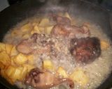 Foto del paso 4 de la receta: Conejo en salsa de almendras con su higadito