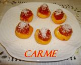 Foto del paso 3 de la receta: Albaricoques rellenos nevados
