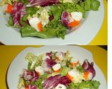 Foto del paso 1 de la receta: Ensalada con palitos de mar y salsa de yogur al jengibre