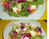 Foto del paso 1 de la receta: Ensalada con palitos de mar y salsa de yogur al jengibre