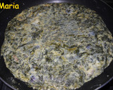 Foto del paso 5 de la receta: Tortilla de espinacas frescas con setas shiitake