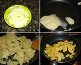 Foto del paso 1 de la receta: Tortilla de manzana y palitos de mar