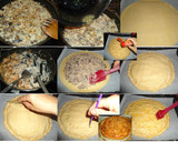Foto del paso 8 de la receta: Empanada rellena de setas y langostinos