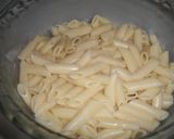 Foto del paso 1 de la receta: Macarrones con beicon y nata al Albariño Paco y Lola