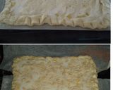 Foto del paso 3 de la receta: Coca de hojaldre con crema, almendras y piñones