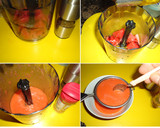 Foto del paso 5 de la receta: Chupitos de gazpacho de sandía y aguacate