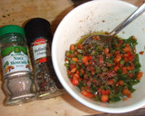 Foto del paso 2 de la receta: Ensalada de garbanzos, canónigos y remolacha con vinagreta de cilantro