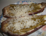 Foto del paso 1 de la receta: Berenjenas verdes rellenas en microondas
