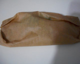 Foto del paso 3 de la receta: Cola de merluza en papillote con puré de patatas meditérraneo