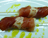 Foto del paso 3 de la receta: Brocheta de melón, sandía y jamón ibérico