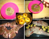 Foto del paso 3 de la receta: Paletillas de cordero al horno con frutos secos y manzanas