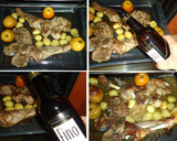 Foto del paso 5 de la receta: Paletillas de cordero al horno con frutos secos y manzanas