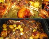 Foto del paso 7 de la receta: Paletillas de cordero al horno con frutos secos y manzanas