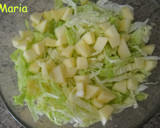 Foto del paso 1 de la receta: Ensalada de berza con crema de queso y albahaca