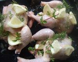 Foto del paso 2 de la receta: Picantones a las hierbas frescas y al limón