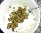 Foto del paso 3 de la receta: Ensalada alemana de patatas con rúcula y salsa de pepinillos