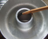 Foto del paso 1 de la receta: Bica gallega de vainilla con baño de chocolate, coñac y almendras