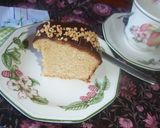 Foto del paso 5 de la receta: Bica gallega de vainilla con baño de chocolate, coñac y almendras