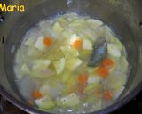 Foto del paso 7 de la receta: Albóndigas de atún, requesón y calabacín blanco en salsa