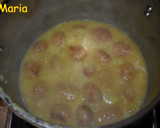 Foto del paso 9 de la receta: Albóndigas de atún, requesón y calabacín blanco en salsa