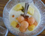 Foto del paso 2 de la receta: Smoothie de frutas tropicales y queso batido