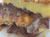 Tarta de galletas con natillas
