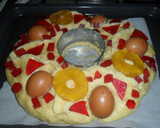 Foto del paso 6 de la receta: Rosca de Pascua con huevos de chocolate