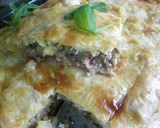 Foto del paso 5 de la receta: Tarta quebrada rellena de carne de cerdo