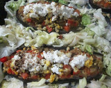 Foto del paso 9 de la receta: Berenjenas rellenas con verduras y ricotta