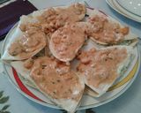 Foto del paso 1 de la receta: Crepes de espinaca camarones con salsa rosa