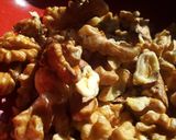 A picture of step 1 of Egg-Free Oatmeal, Walnut, and Coconut Cookies.