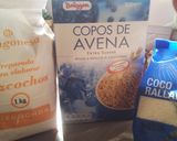 A picture of step 2 of Egg-Free Oatmeal, Walnut, and Coconut Cookies.